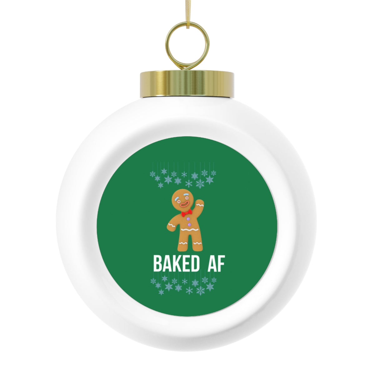 Walton & Johnson: Baked AF Christmas Ornament