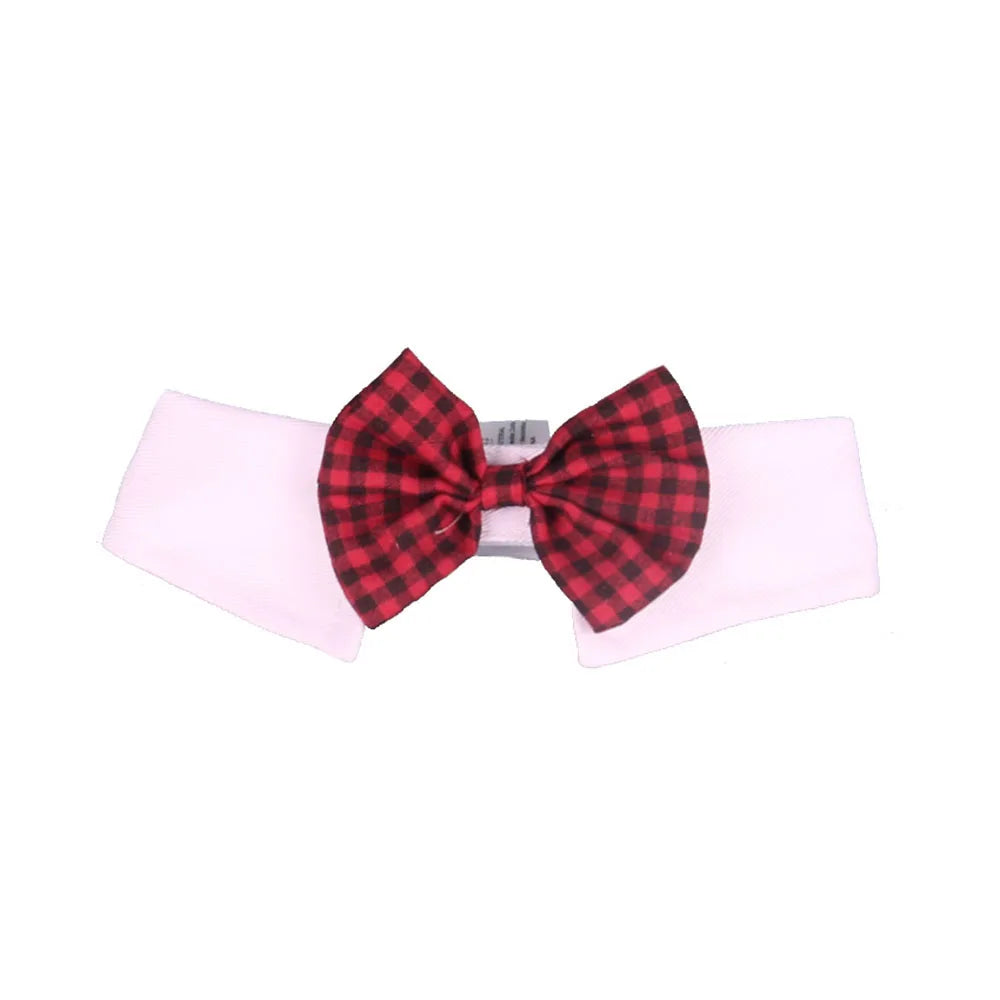 Adjustable Formal Puppy Dog Bowtie Collar Tuxedo Collar Neck Tie for Small Dogs and Cats Pet Party Wedding Grooming Costumes