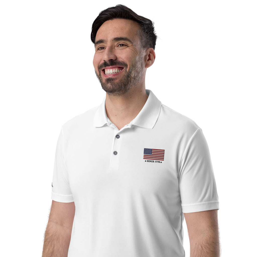 Walton & Johnson: American Flag Est. 1776 Polo