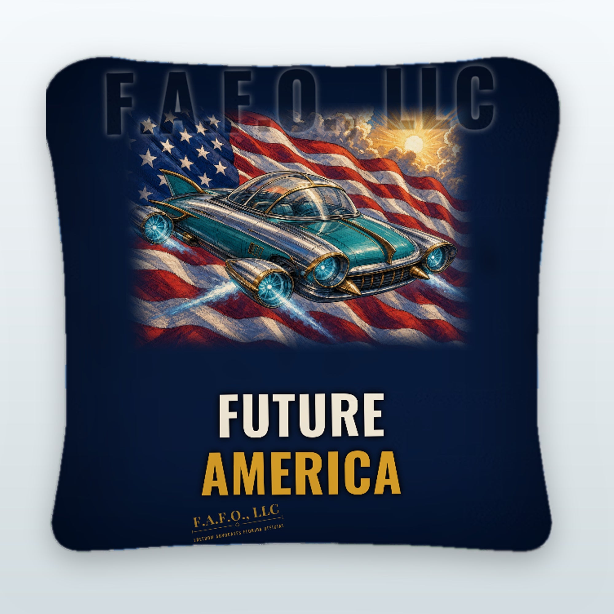 Future America 6in Synergy Pro dual-sided regulation cornhole bag - Freedom Advocates Florida Official, LLC