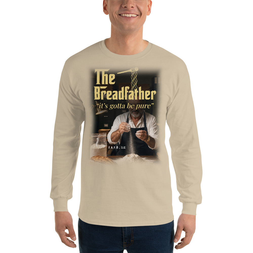 The Breadfather, It's Gotta Be Pure — Long Sleeve Tee, Sand
