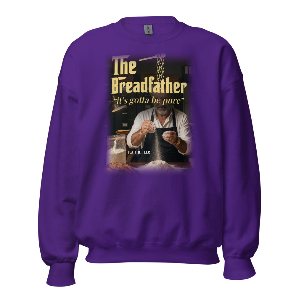 The Breadfather, It's Gotta Be Pure — Sweatshirt, Purple