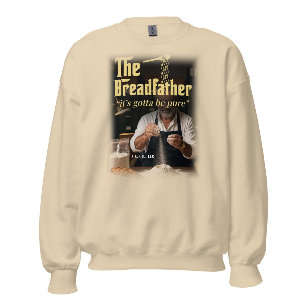 The Breadfather, It's Gotta Be Pure — Sweatshirt, Sand