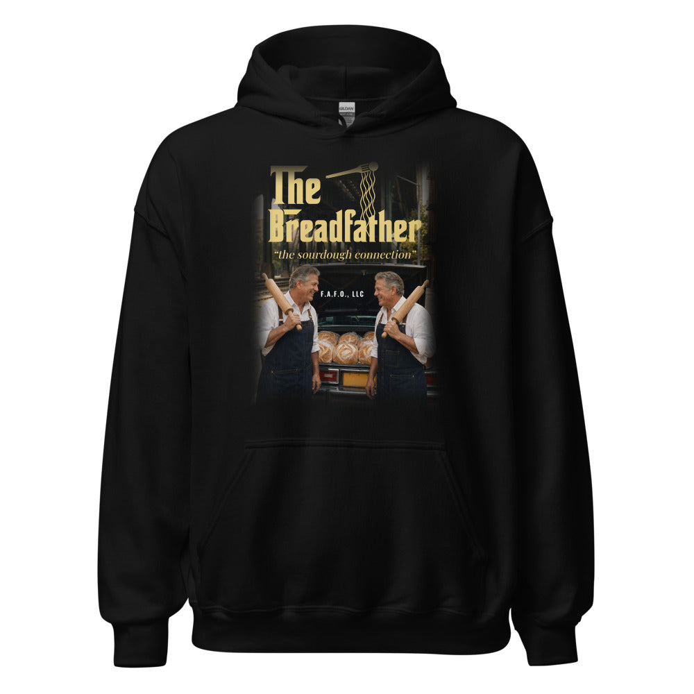 The Breadfather, The Sourdough Connection — Hoodie, Black
