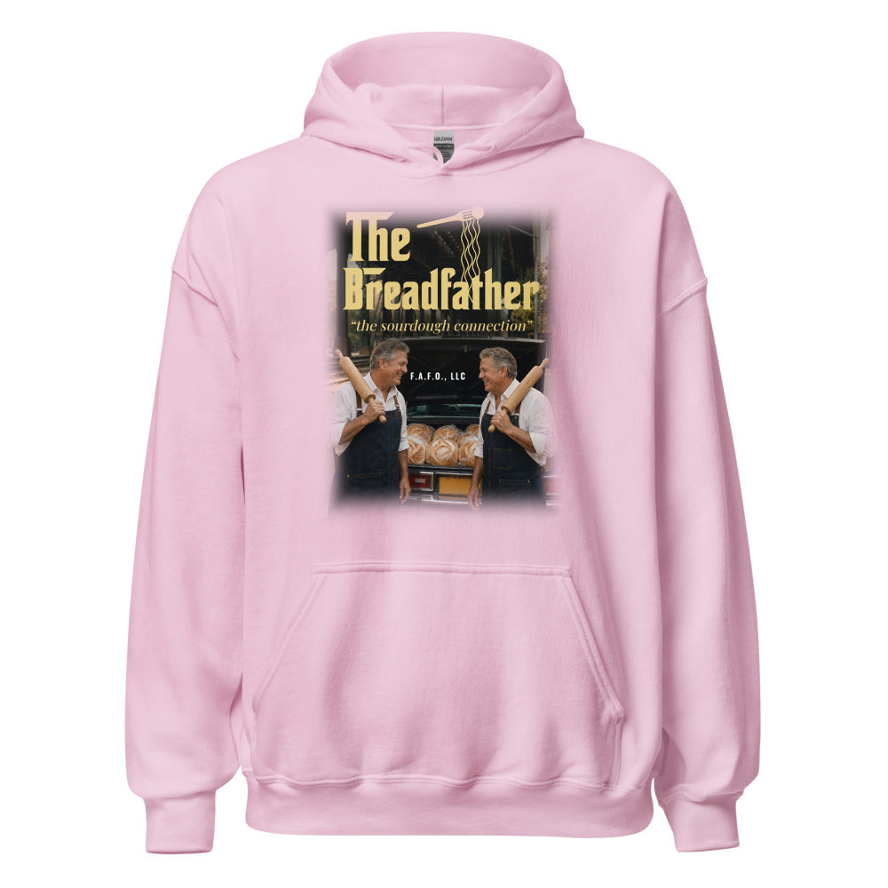 The Breadfather, The Sourdough Connection — Hoodie, Light Pink