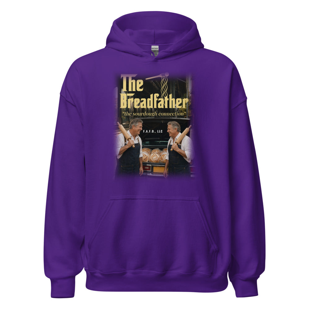 The Breadfather, The Sourdough Connection — Hoodie, Purple