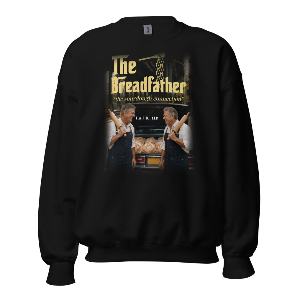 The Breadfather, The Sourdough Connection — Sweatshirt, Black