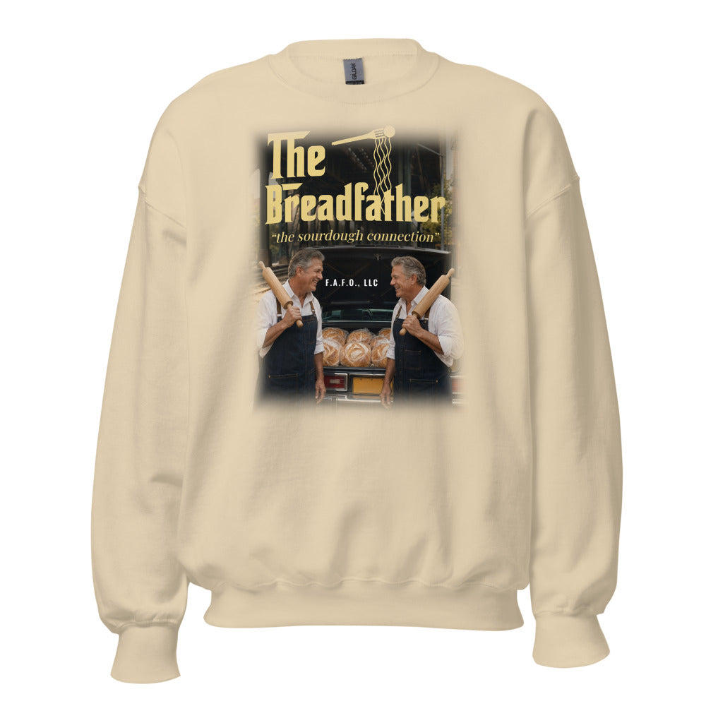 The Breadfather, The Sourdough Connection — Sweatshirt, Sand