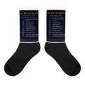 The Bill of Rights 1791 printed on sublimated crew socks - Freedom Advocates Florida Official, LLC