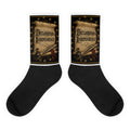 The Declaration of Independence 1776 printed on sublimated crew socks - Freedom Advocates Florida Official, LLC