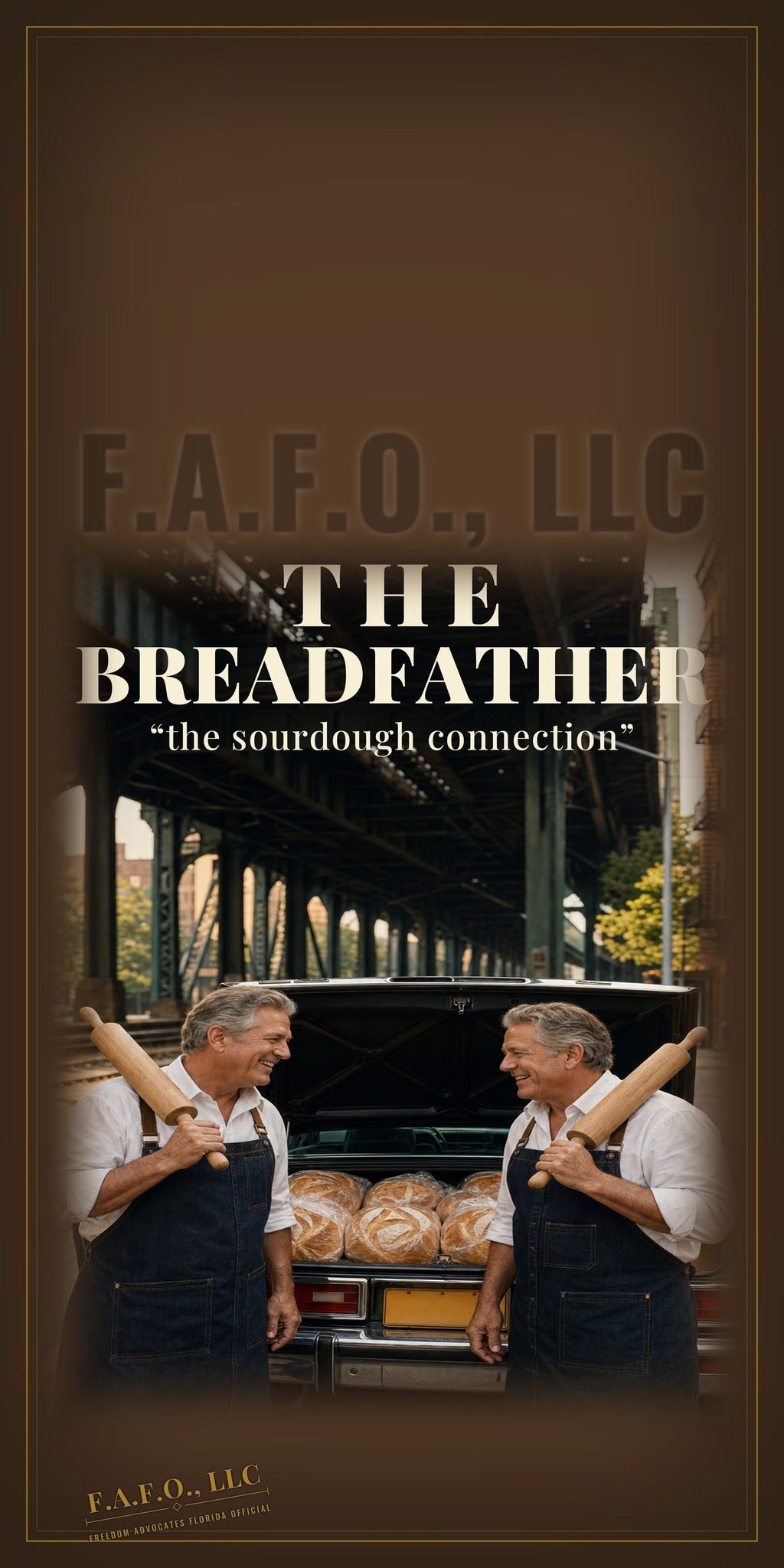 The Breadfather cornhole board top - Freedom Advocates Florida Official, LLC