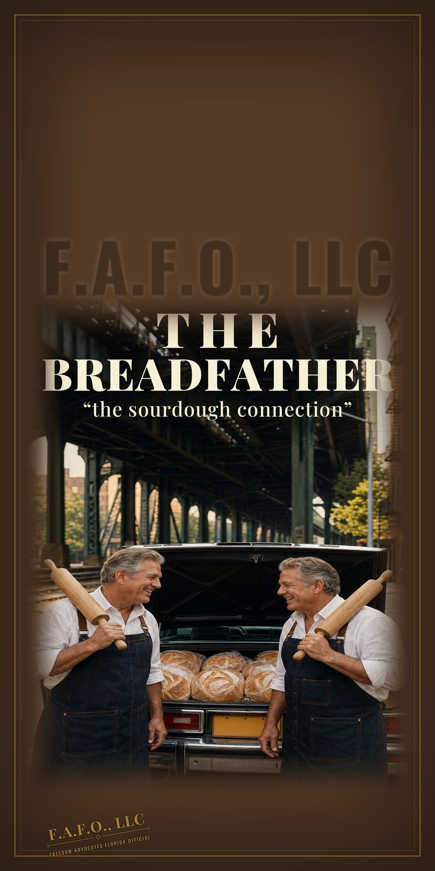 The Breadfather cornhole board top - Freedom Advocates Florida Official, LLC