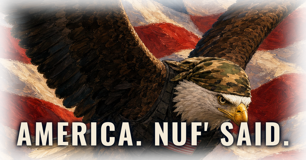 America, Nuf' Said cap - Freedom Advocates Florida Official, LLC