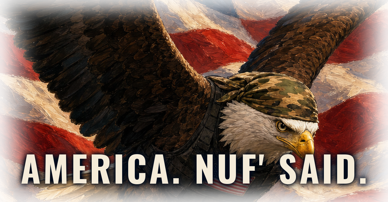 America, Nuf' Said cap - Freedom Advocates Florida Official, LLC