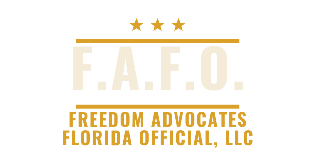 F.A.F.O. Badge — Printed Cap — Freedom Advocates Florida Official, LLC