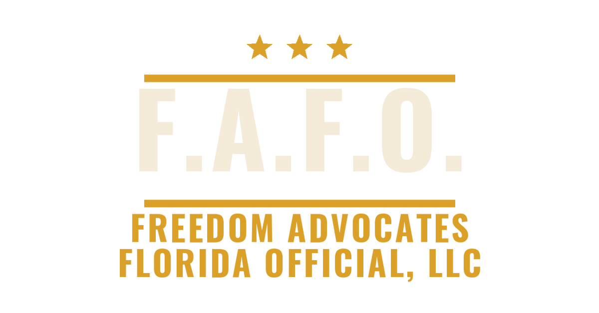 F.A.F.O. Badge — Printed Cap — Freedom Advocates Florida Official, LLC
