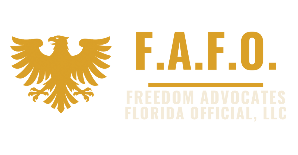 F.A.F.O. Crest — Printed Cap — Freedom Advocates Florida Official, LLC