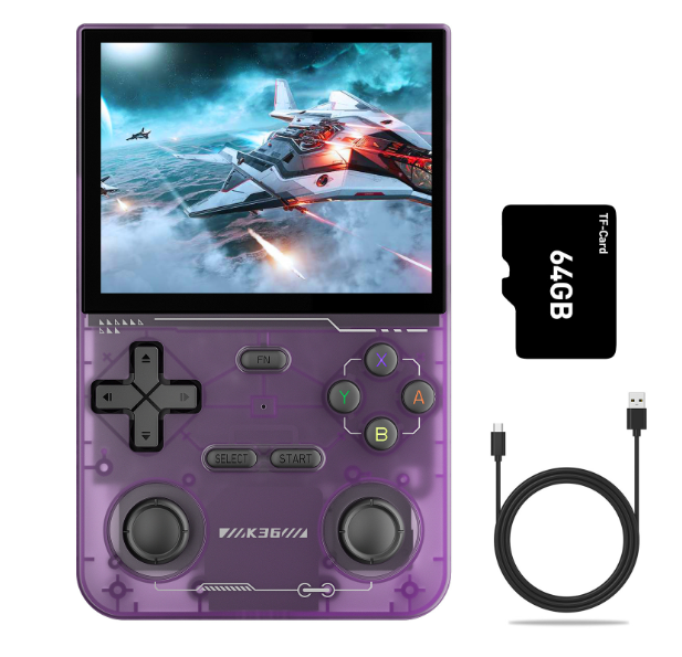 Retro Handheld Game Console – 3.5" IPS Screen, 16,000 Games, PSP/PS1/N64/Dreamcast
