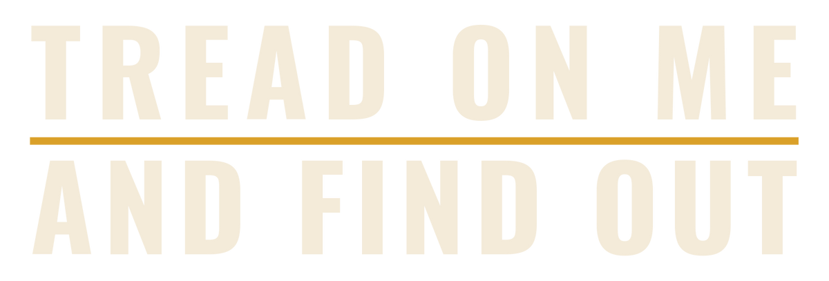 Tread On Me And Find Out embroidery mark - Yupoong 6606 trucker cap - Freedom Advocates Florida Official, LLC
