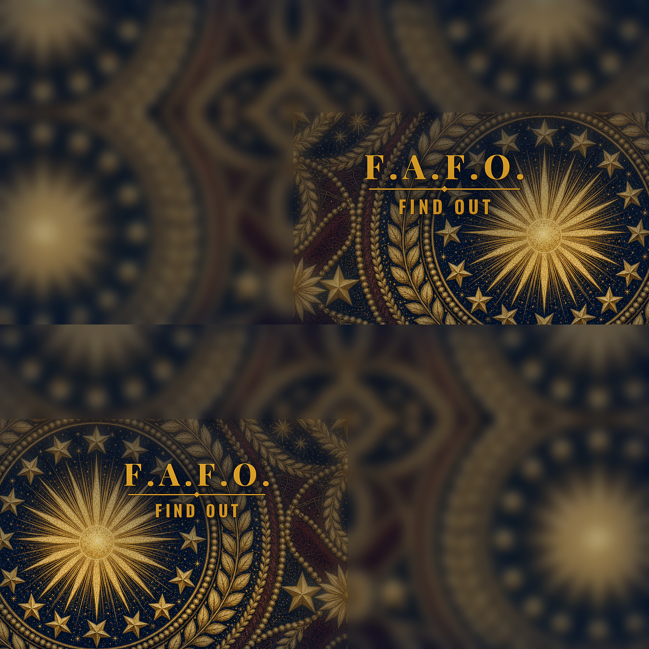 F.A.F.O. full-wrap shoe left quarters print panel (2250x2250, 150 dpi)