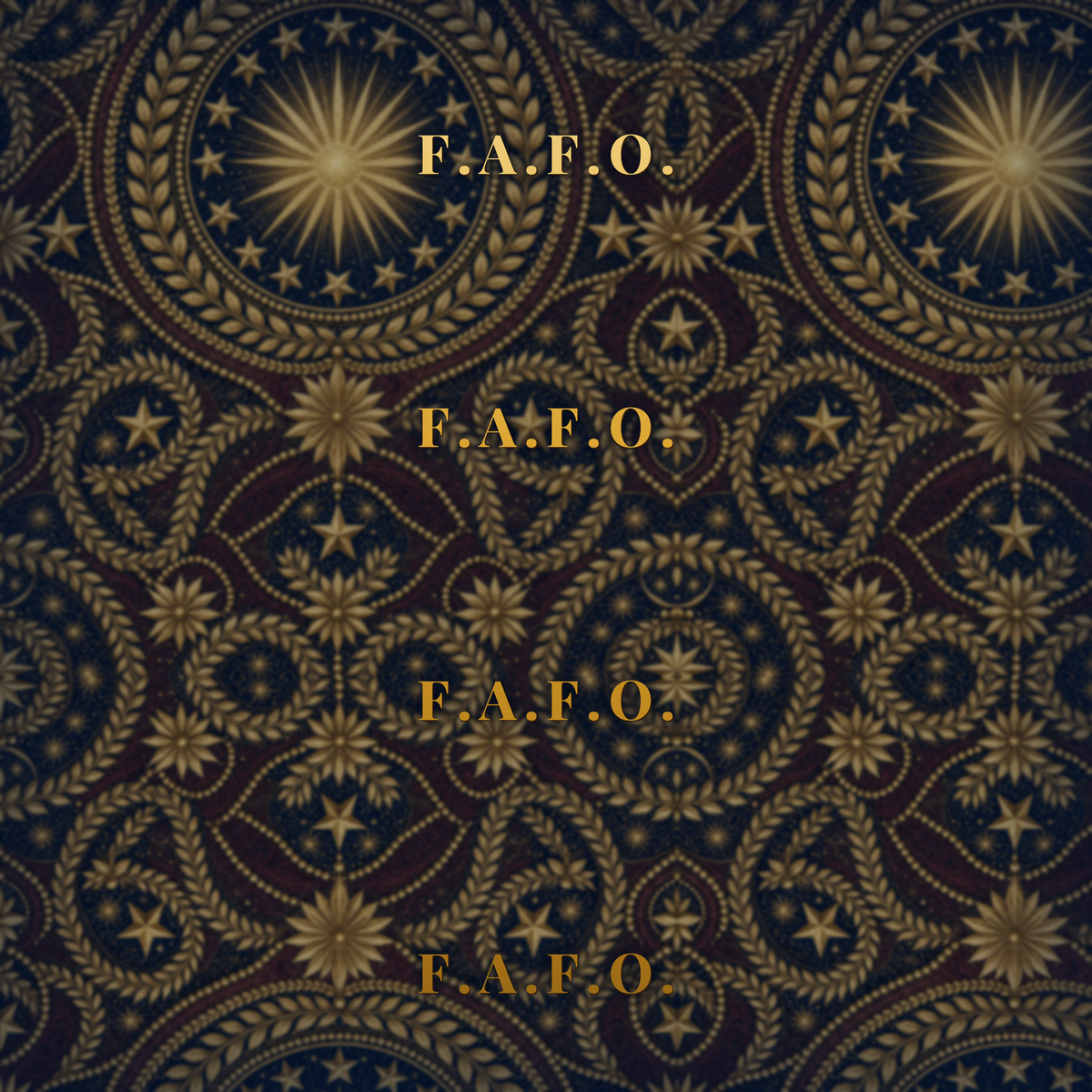 F.A.F.O. full-wrap shoe tongue print panel (2250x2250, 150 dpi)