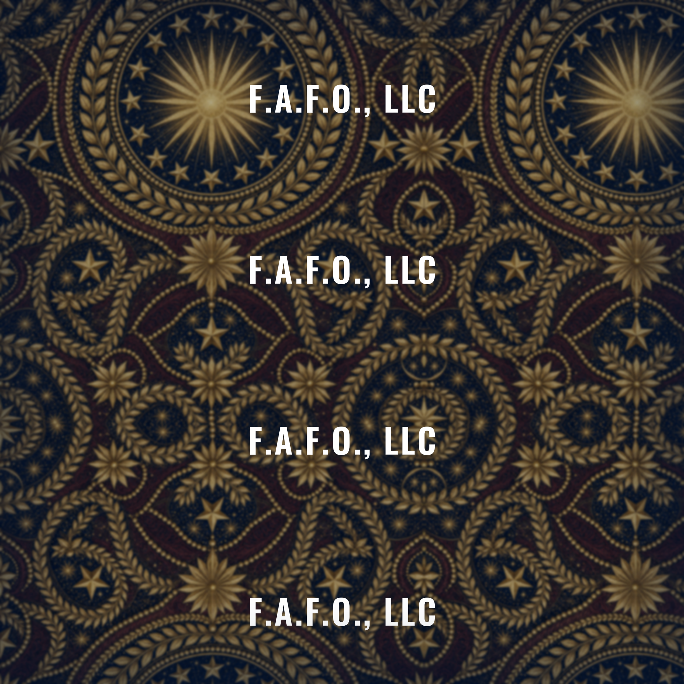 F.A.F.O., LLC full-wrap shoe tongue print panel (2250x2250, 150 dpi)