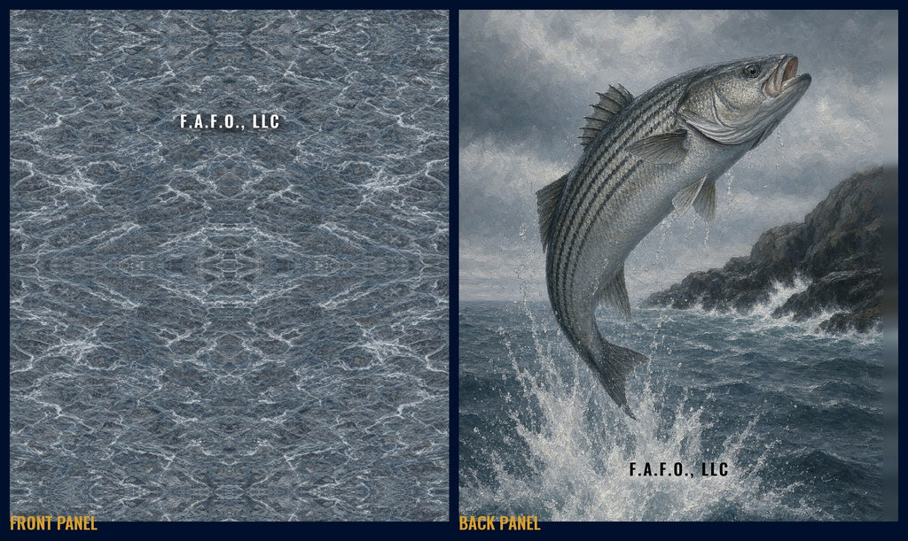 atlantic-northeast front and back panels, company name with soft drop shadow