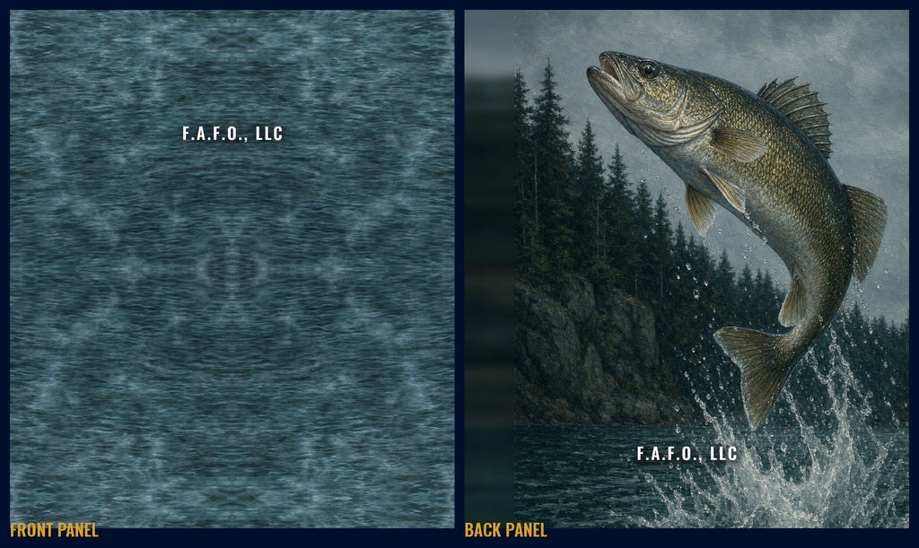 great-lakes front and back panels, company name with soft drop shadow