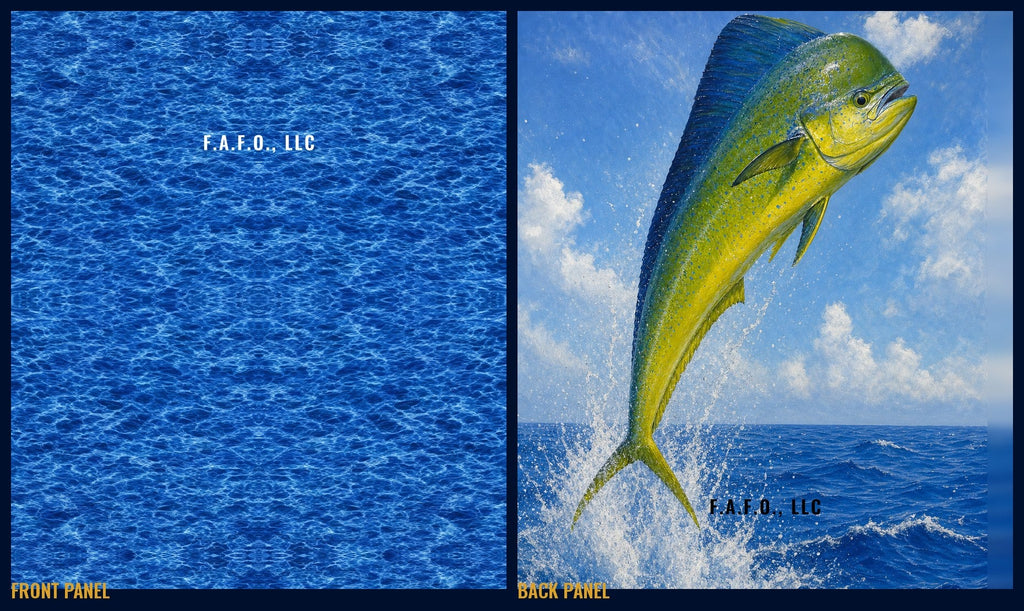 gulf-offshore front and back panels, repositioned back art