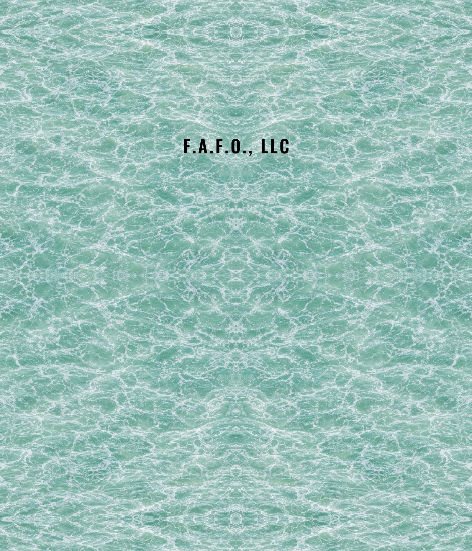 Plain Seafoam all-over fishing shirt front panel - Freedom Advocates Florida Official, LLC