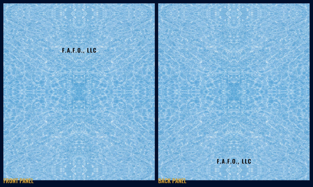 Plain Sky all-over fishing shirt, front and back panels, pattern only - Freedom Advocates Florida Official, LLC