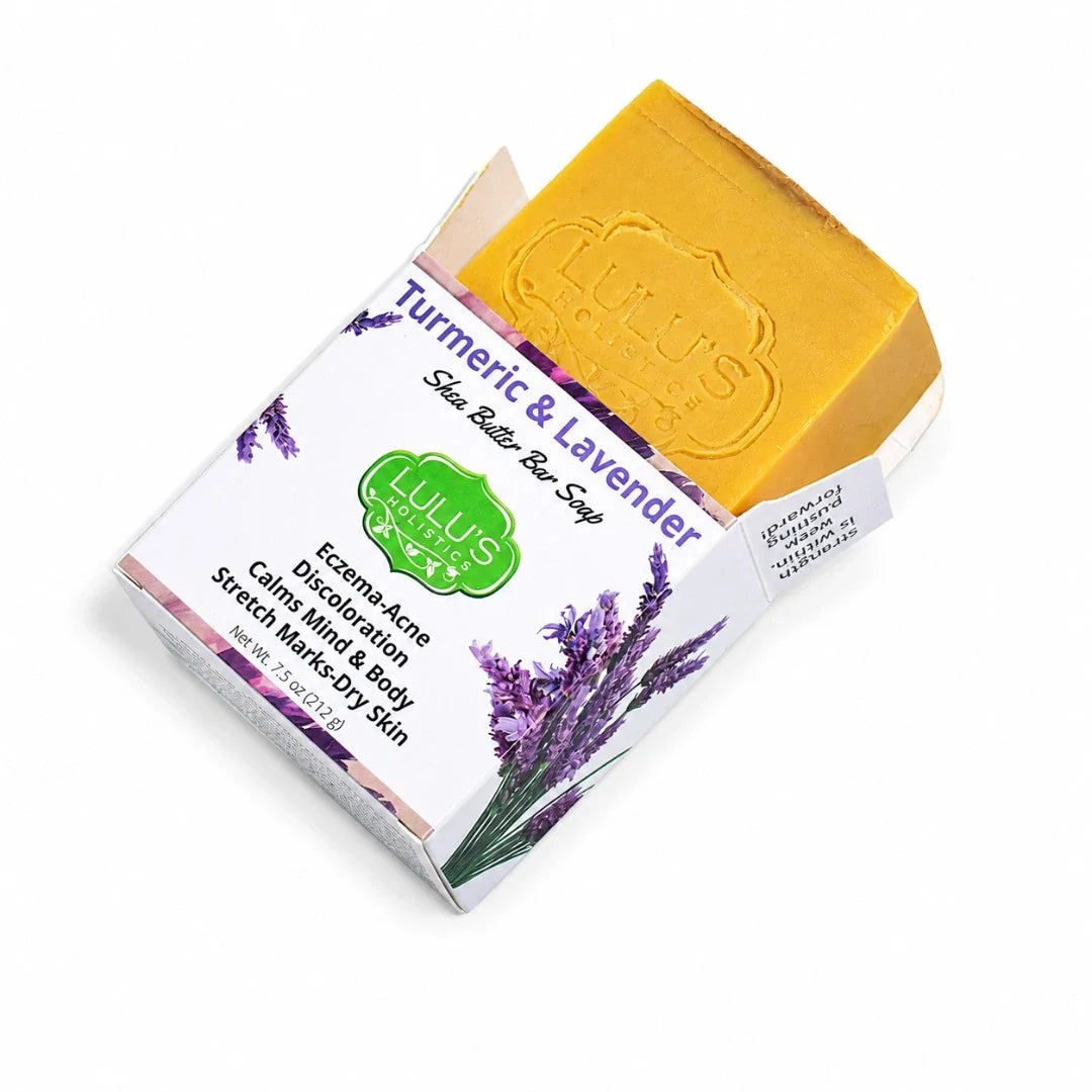 Unscented Turmeric Shea Butter Bar Soap – Gentle Brightening Cleanse