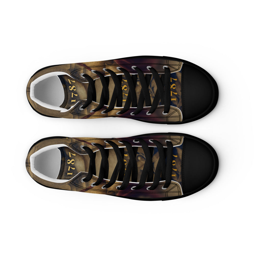 F.A.F.O., LLC full-wrap high-top shoe mockup - top-down pair
