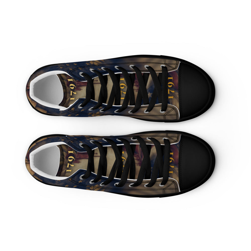 F.A.F.O., LLC full-wrap high-top shoe mockup - top-down pair