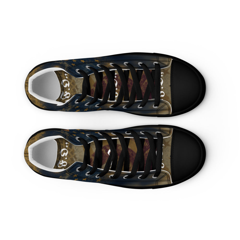 F.A.F.O., LLC full-wrap high-top shoe mockup - top-down pair