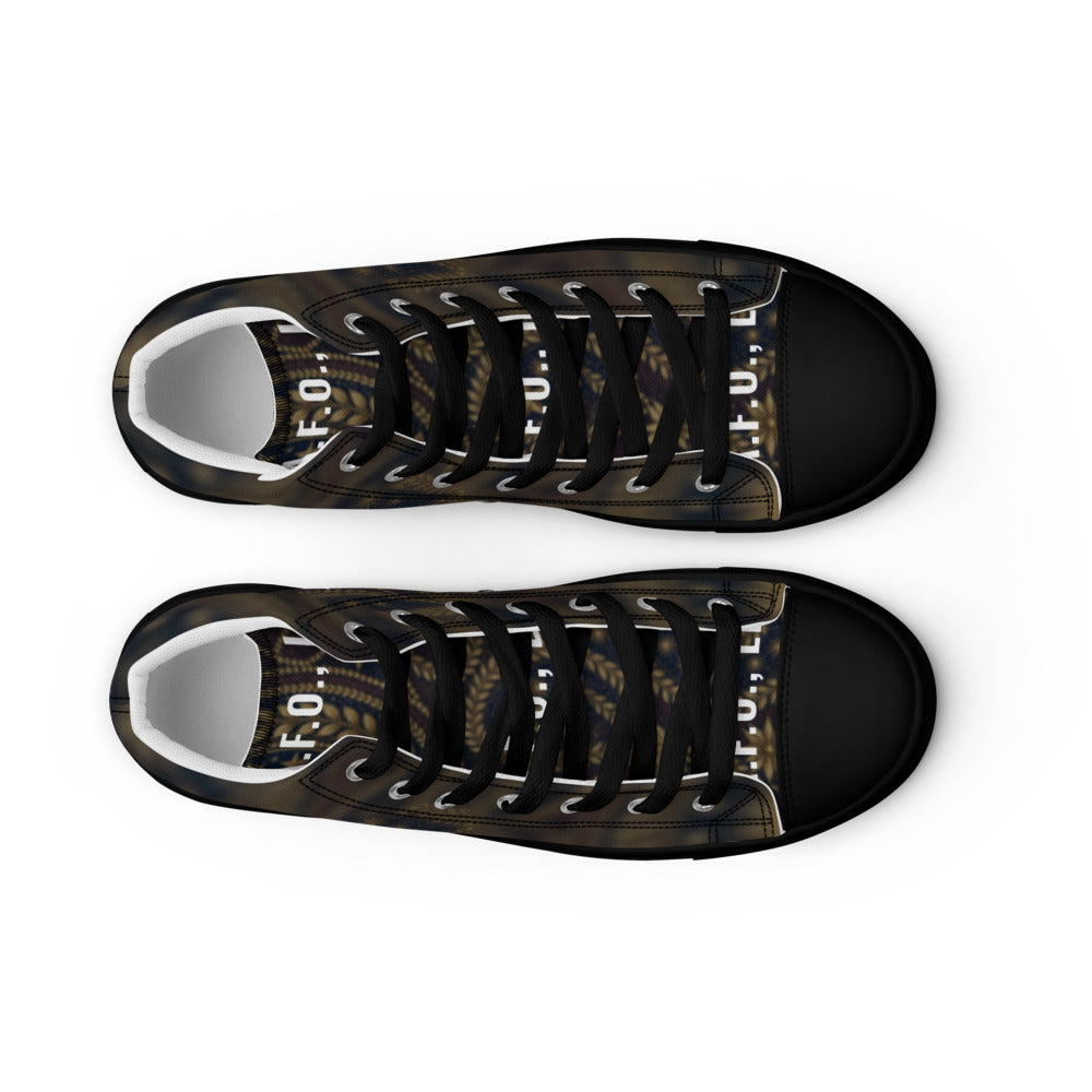 F.A.F.O., LLC full-wrap high-top shoe mockup - top-down pair