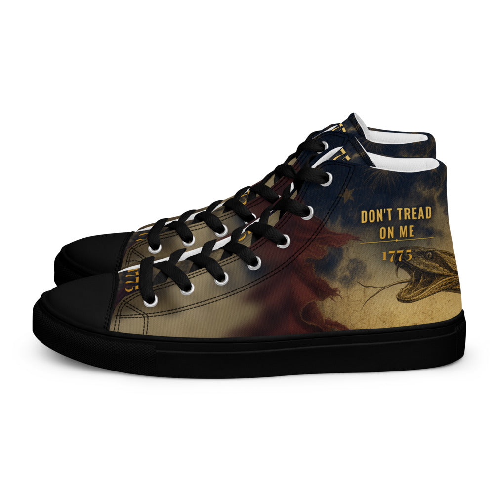 F.A.F.O. full-wrap high-top shoe mockup - left shoe, outer side