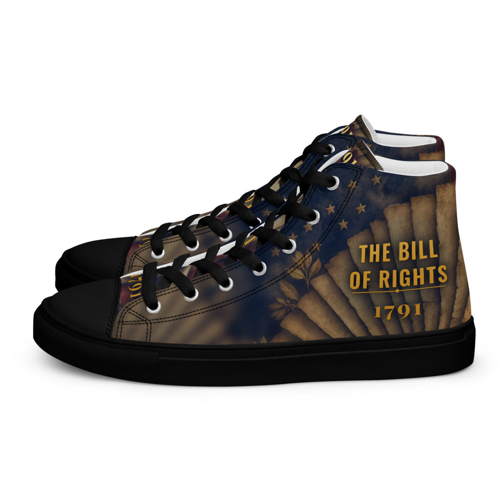 F.A.F.O. full-wrap high-top shoe mockup - left shoe, outer side
