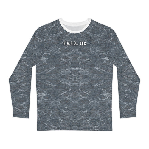 atlantic-northeast shirt front mockup, company name with soft drop shadow