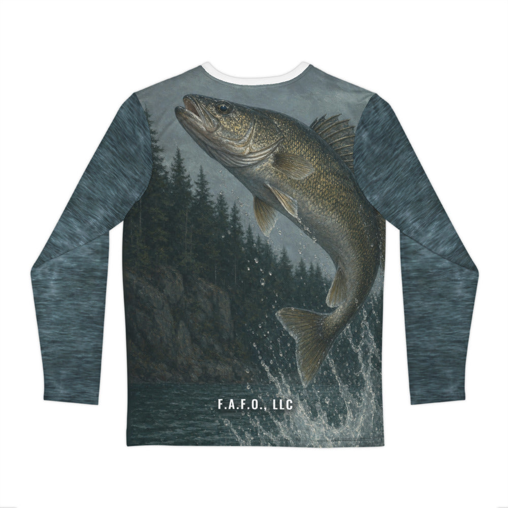 great-lakes shirt back mockup, company name with soft drop shadow