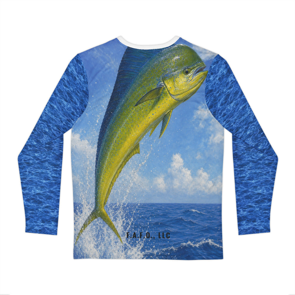 gulf-offshore shirt back mockup, repositioned art