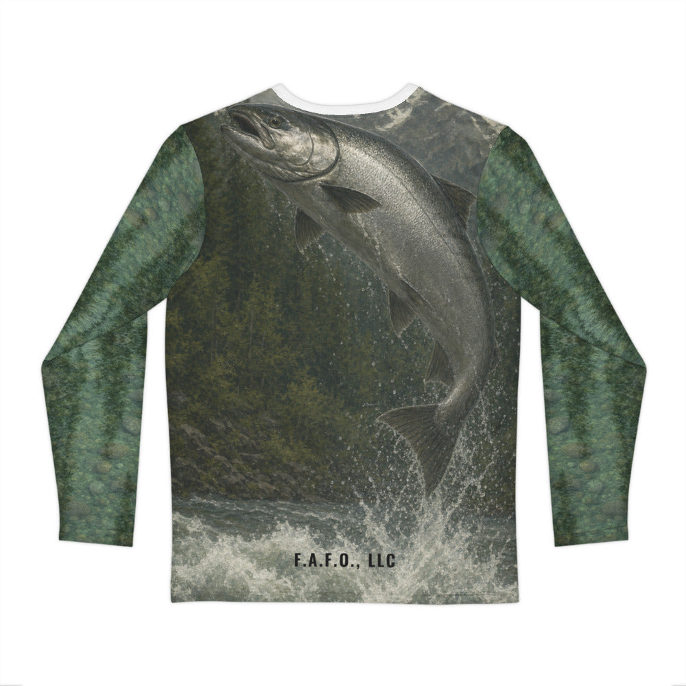 pacific-northwest shirt back mockup, repositioned art