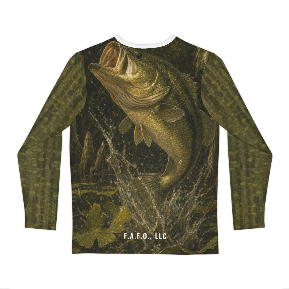 southern-freshwater shirt back mockup, repositioned art