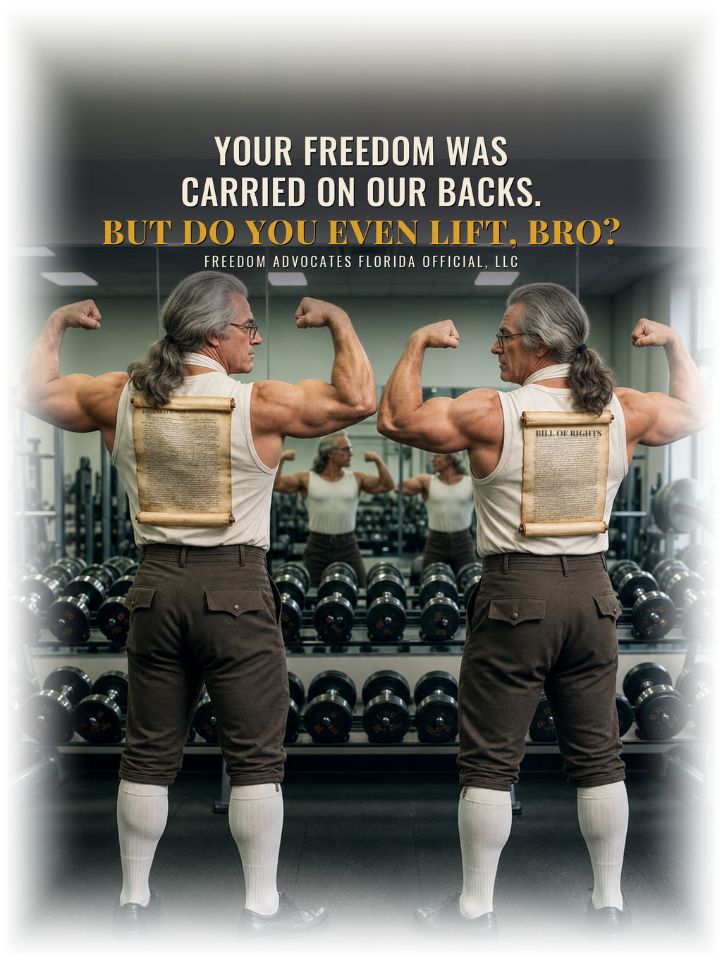 Your Freedom Was Carried On Our Backs — Freedom Advocates Florida Official, LLC