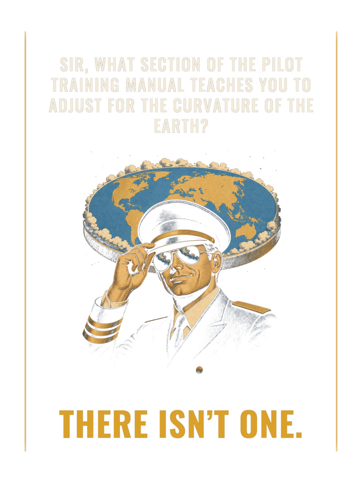 flat earth print art - Freedom Advocates Florida Official, LLC