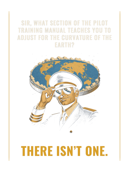 flat earth print art - Freedom Advocates Florida Official, LLC