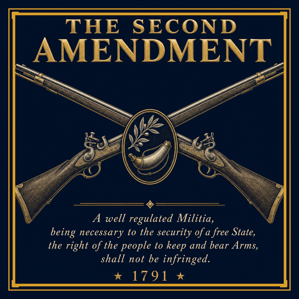 The Second Amendment 1791 design, all-over printed socks - Freedom Advocates Florida Official, LLC
