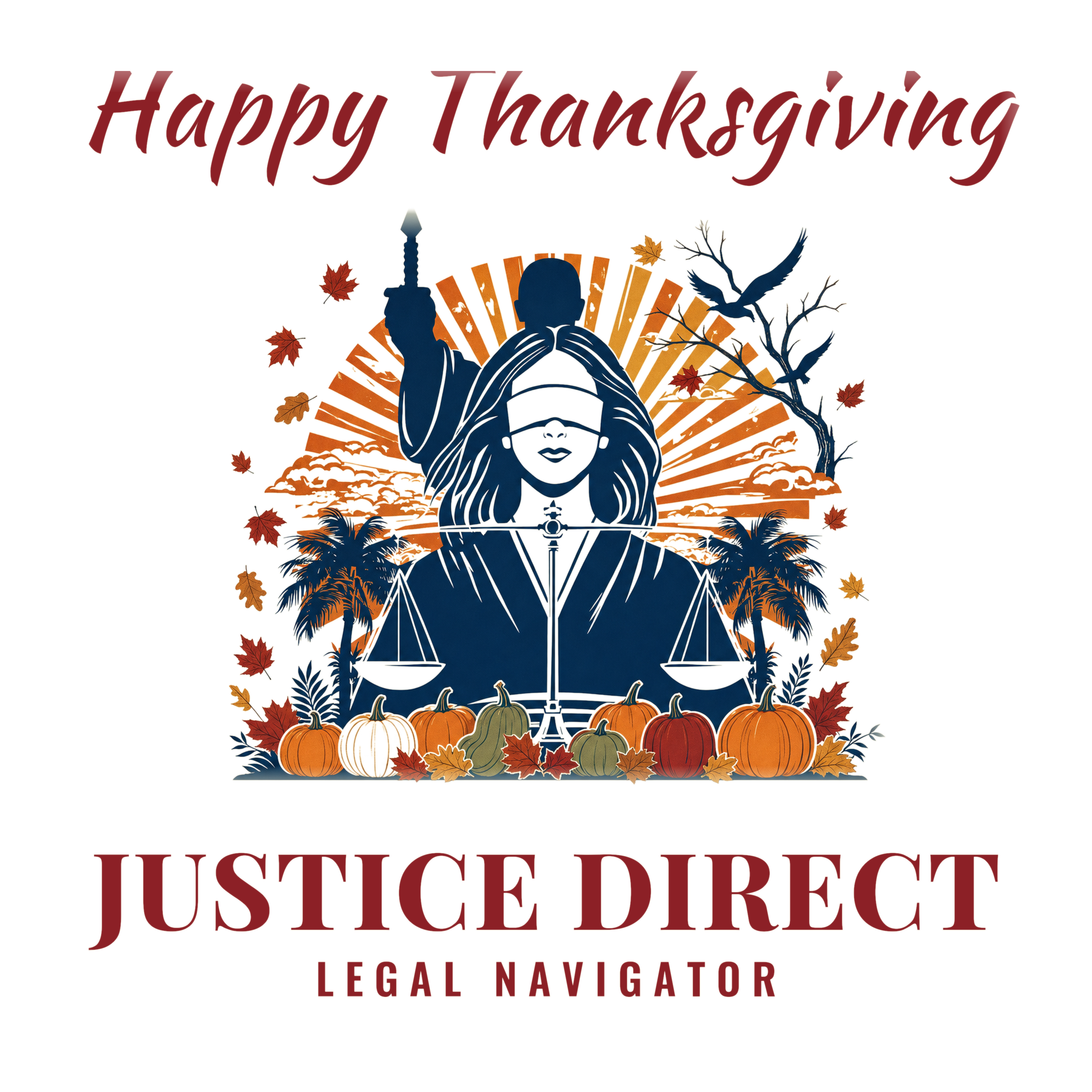 thanksgiving logo print art - Freedom Advocates Florida Official, LLC