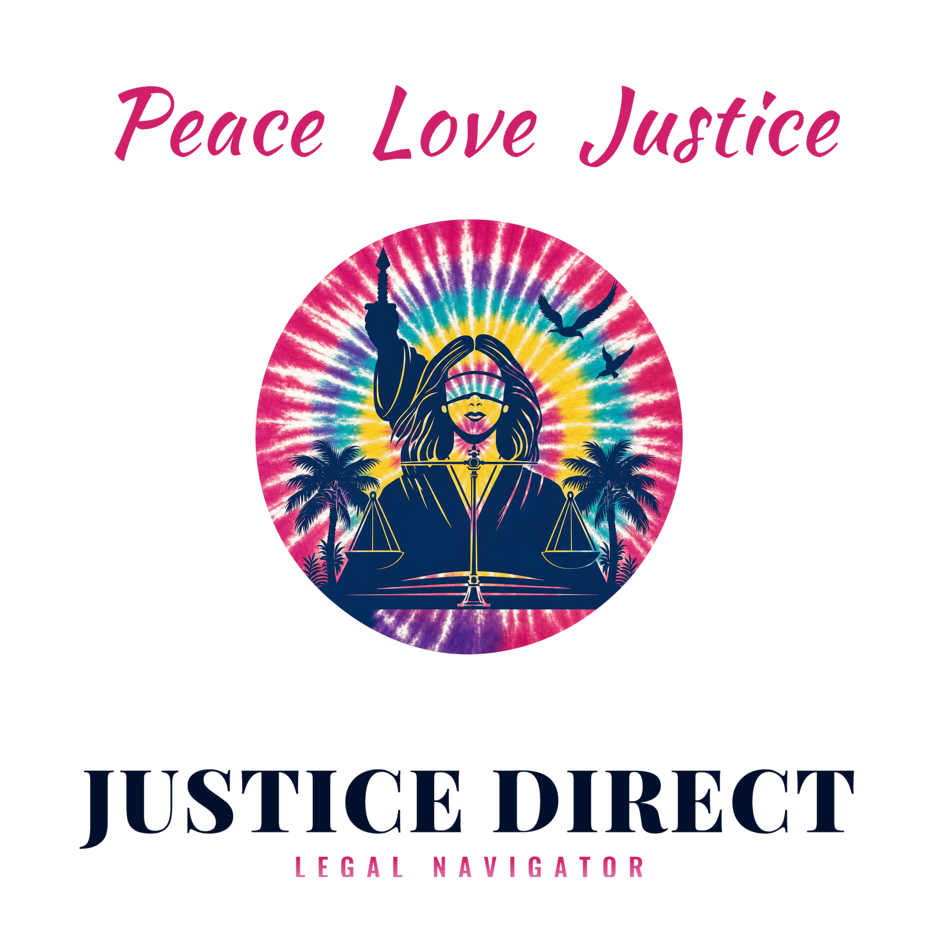 tiedye logo print art - Freedom Advocates Florida Official, LLC