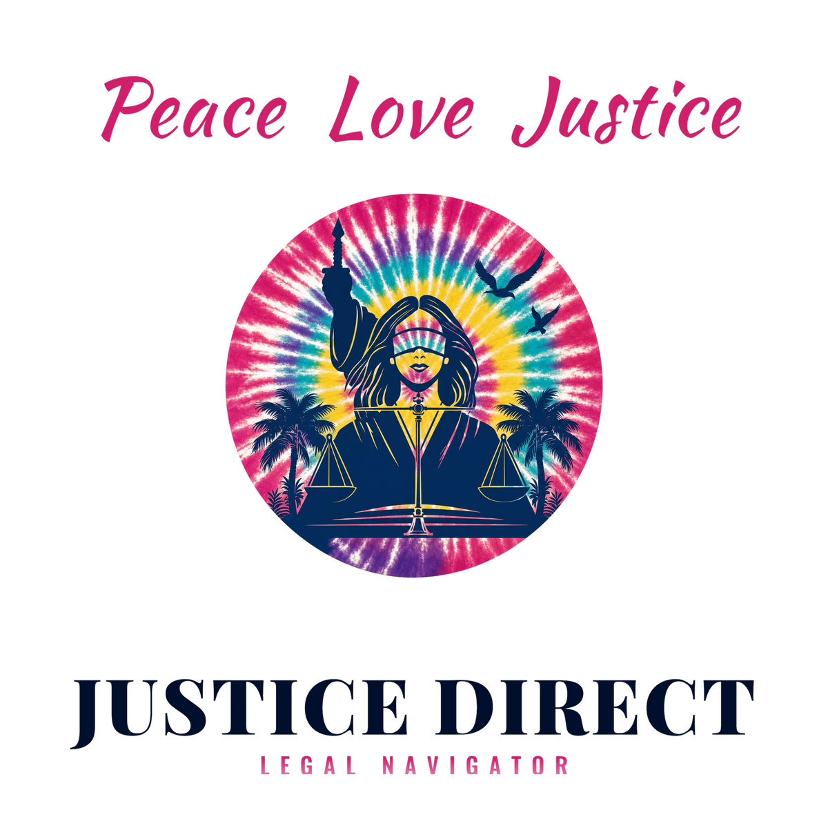 tiedye logo print art - Freedom Advocates Florida Official, LLC